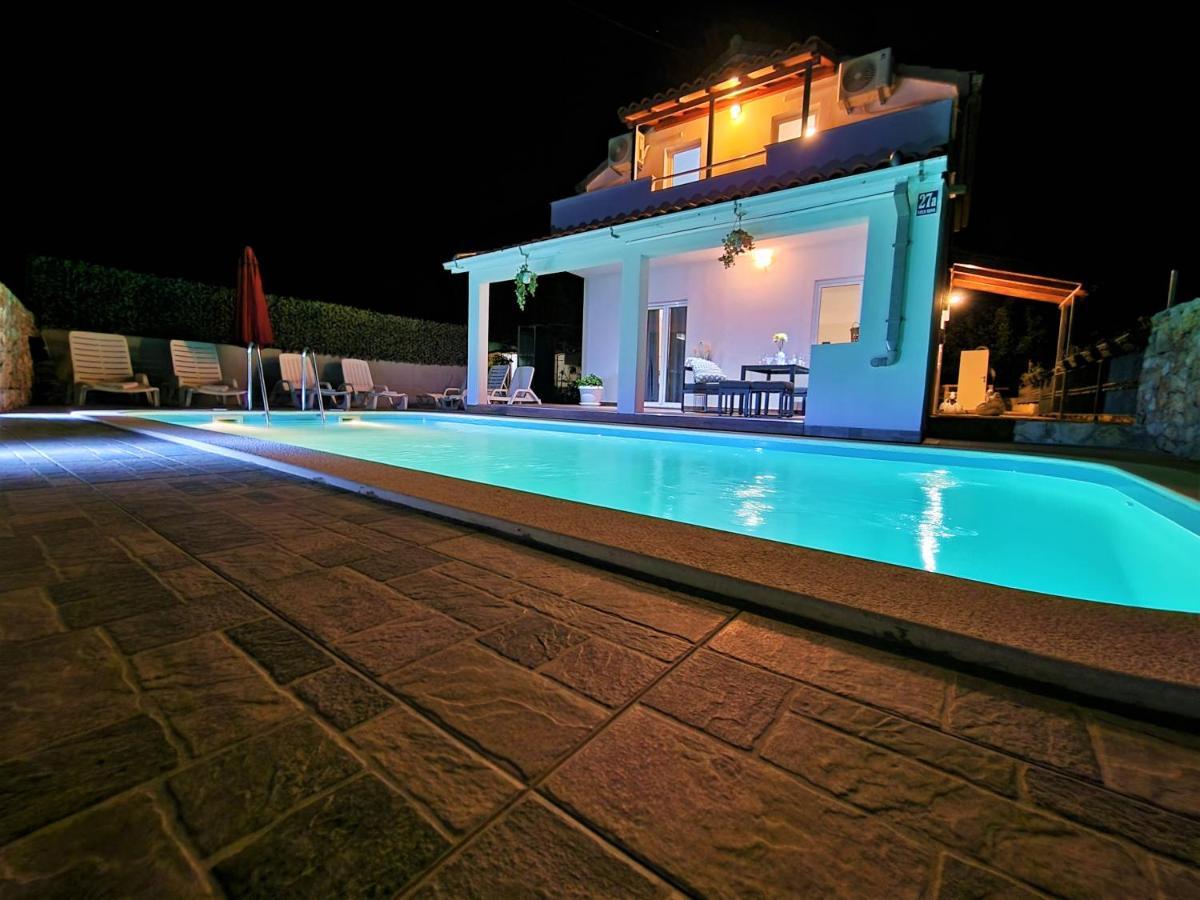 Anas Lagoon Holiday House With Pool At Azure Beach Drvenik Mali Exterior foto